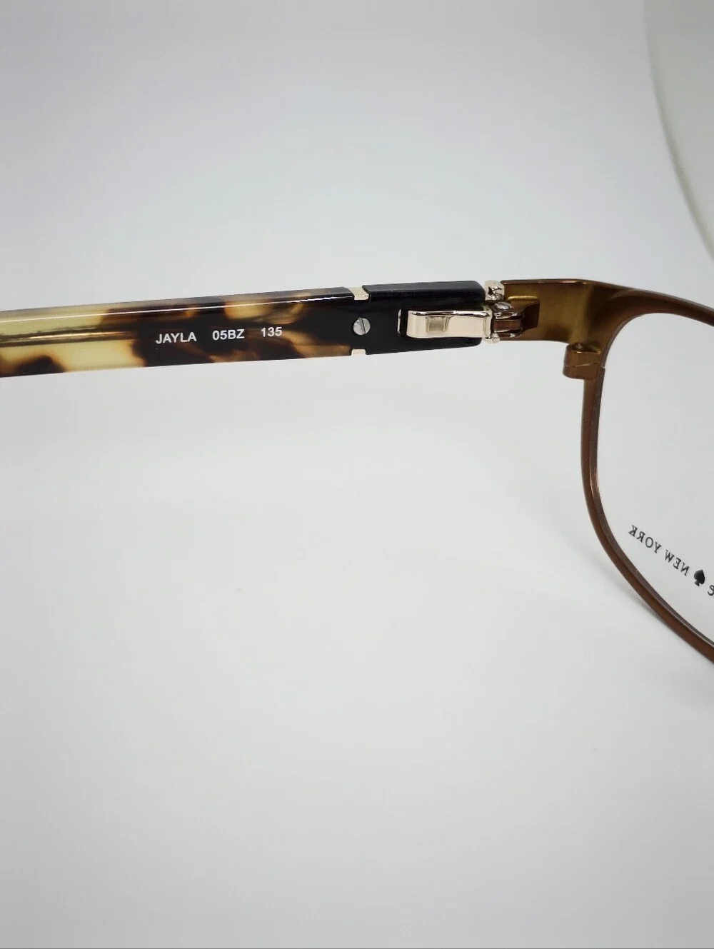 Kate Spade New York. Brown Copper  Stainless Steel Eyeglass Frames.